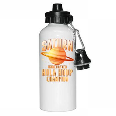 Saturn Undefeated Hula Hoop Champion Aluminum Water Bottle