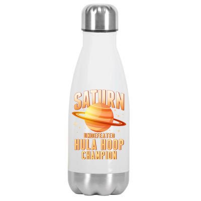 Saturn Undefeated Hula Hoop Champion Stainless Steel Insulated Water Bottle