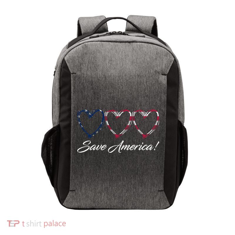 Save America USA Heart Vector Backpack