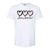 Save America USA Heart Softstyle CVC T-Shirt