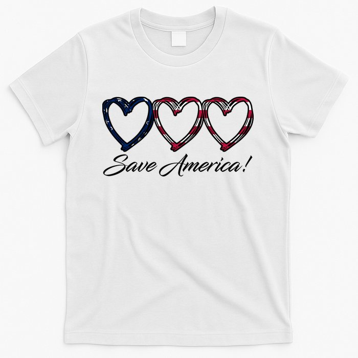 Save America USA Heart T-Shirt