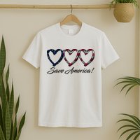 Save America USA Heart T-Shirt