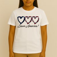 Save America USA Heart T-Shirt