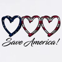 Save America USA Heart T-Shirt