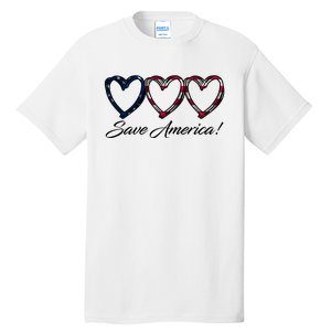 Save America USA Heart Tall T-Shirt