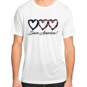 Save America USA Heart Adult ChromaSoft Performance T-Shirt