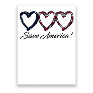 Save America USA Heart Poster