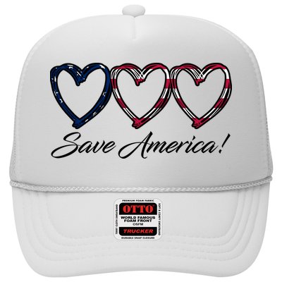 Save America USA Heart Trucker Hat