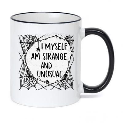 Strange And Unusual Spooky Halloween 80s 90s Fans 11oz Black Color Changing Mug