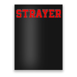 Strayer Athletic University College Alumni Style Poster