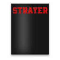 Strayer Athletic University College Alumni Style Poster