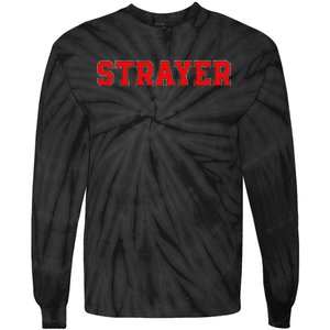 Strayer Athletic University College Alumni Style Tie-Dye Long Sleeve Shirt