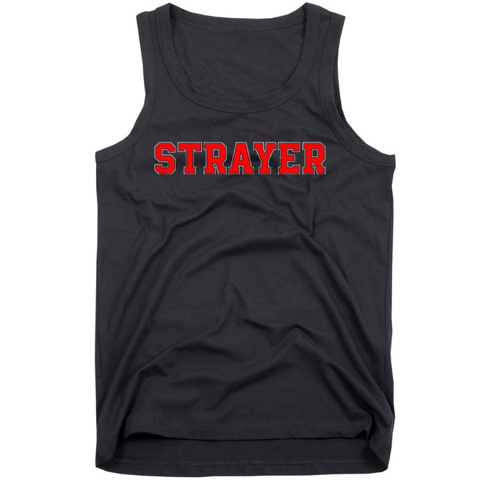 Strayer Athletic University College Alumni Style Tank Top