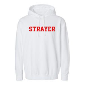 Strayer Athletic University College Alumni Style Garment-Dyed Fleece Hoodie