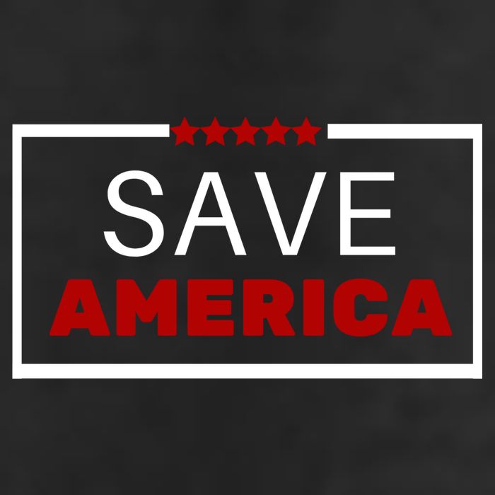 Save America USA 7 Panel Mesh Trucker Snapback Hat