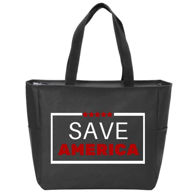Save America USA Zip Tote Bag