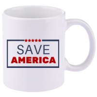 Save America USA 11oz C Handle Ceramic Mug