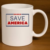 Save America USA 11oz C Handle Ceramic Mug