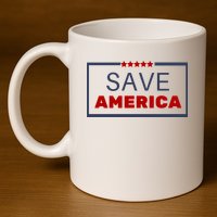 Save America USA 11oz C Handle Ceramic Mug