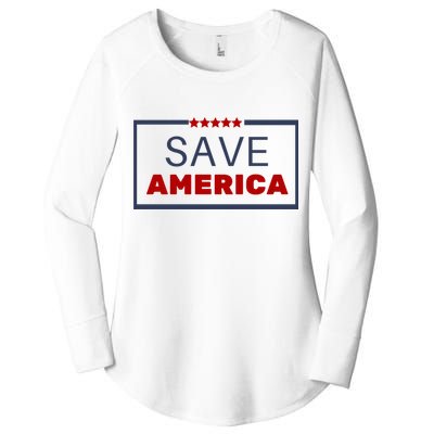 Save America USA Women's Perfect Tri Tunic Long Sleeve Shirt