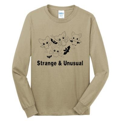 Strange And Unusual Halloween Bats Animie Tall Long Sleeve T-Shirt