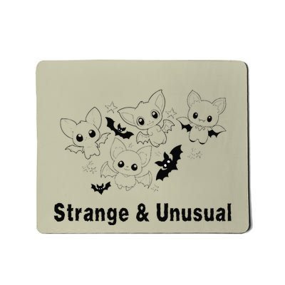 Strange And Unusual Halloween Bats Animie Mousepad