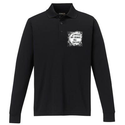 Strange And Unusual Spooky Halloween Performance Long Sleeve Polo