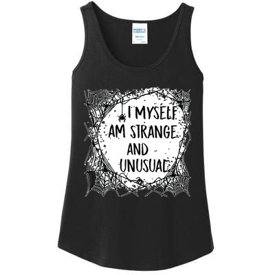 Strange And Unusual Spooky Halloween Ladies Essential Tank