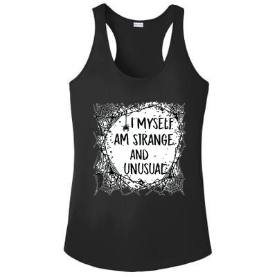 Strange And Unusual Spooky Halloween Ladies PosiCharge Competitor Racerback Tank