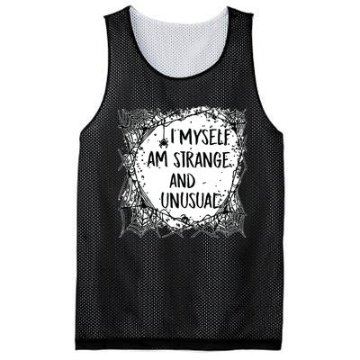 Strange And Unusual Spooky Halloween Mesh Reversible Basketball Jersey Tank