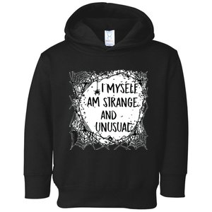 Strange And Unusual Spooky Halloween Toddler Hoodie