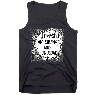 Strange And Unusual Spooky Halloween Tank Top