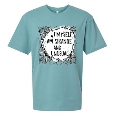 Strange And Unusual Spooky Halloween Sueded Cloud Jersey T-Shirt