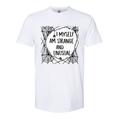 Strange And Unusual Spooky Halloween Softstyle CVC T-Shirt