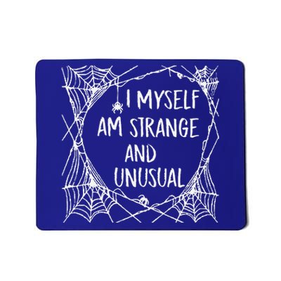 Strange And Unusual Spooky Spider Halloween 80s 90s Fans Sweatshirt Mousepad