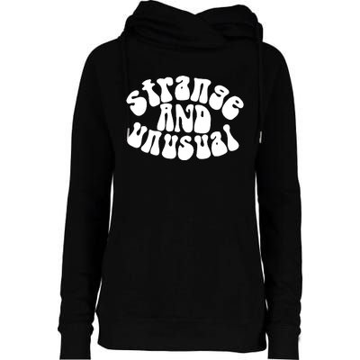 Strange And Unusual Womens Funnel Neck Pullover Hood