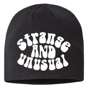 Strange And Unusual Sustainable Beanie