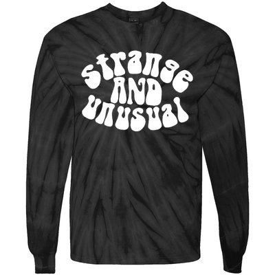 Strange And Unusual Tie-Dye Long Sleeve Shirt