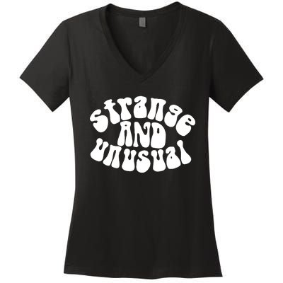 Strange And Unusual Women's V-Neck T-Shirt