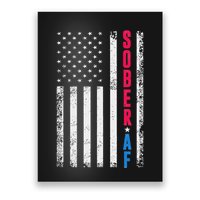 Sober Af Us Flag Support Sobriety Cause Recovery Sober Poster