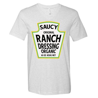 Saucy Original Ranch Dressing Costume V-Neck T-Shirt