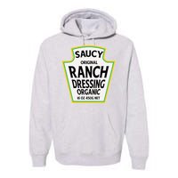 Saucy Original Ranch Dressing Costume Premium Hoodie