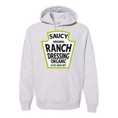 Saucy Original Ranch Dressing Costume Premium Hoodie