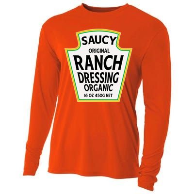 Saucy Original Ranch Dressing Costume Cooling Performance Long Sleeve Crew