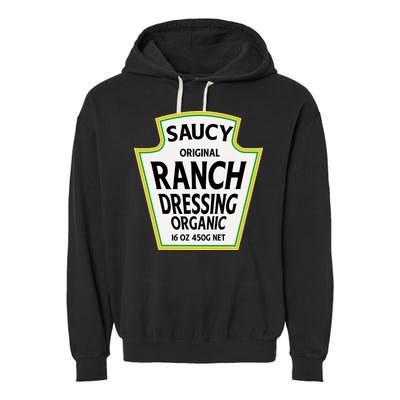 Saucy Original Ranch Dressing Costume Garment-Dyed Fleece Hoodie