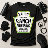 Saucy Original Ranch Dressing Costume Cooling Performance Crew T-Shirt