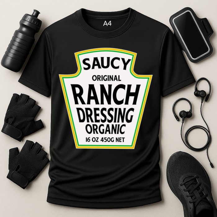 Saucy Original Ranch Dressing Costume Cooling Performance Crew T-Shirt