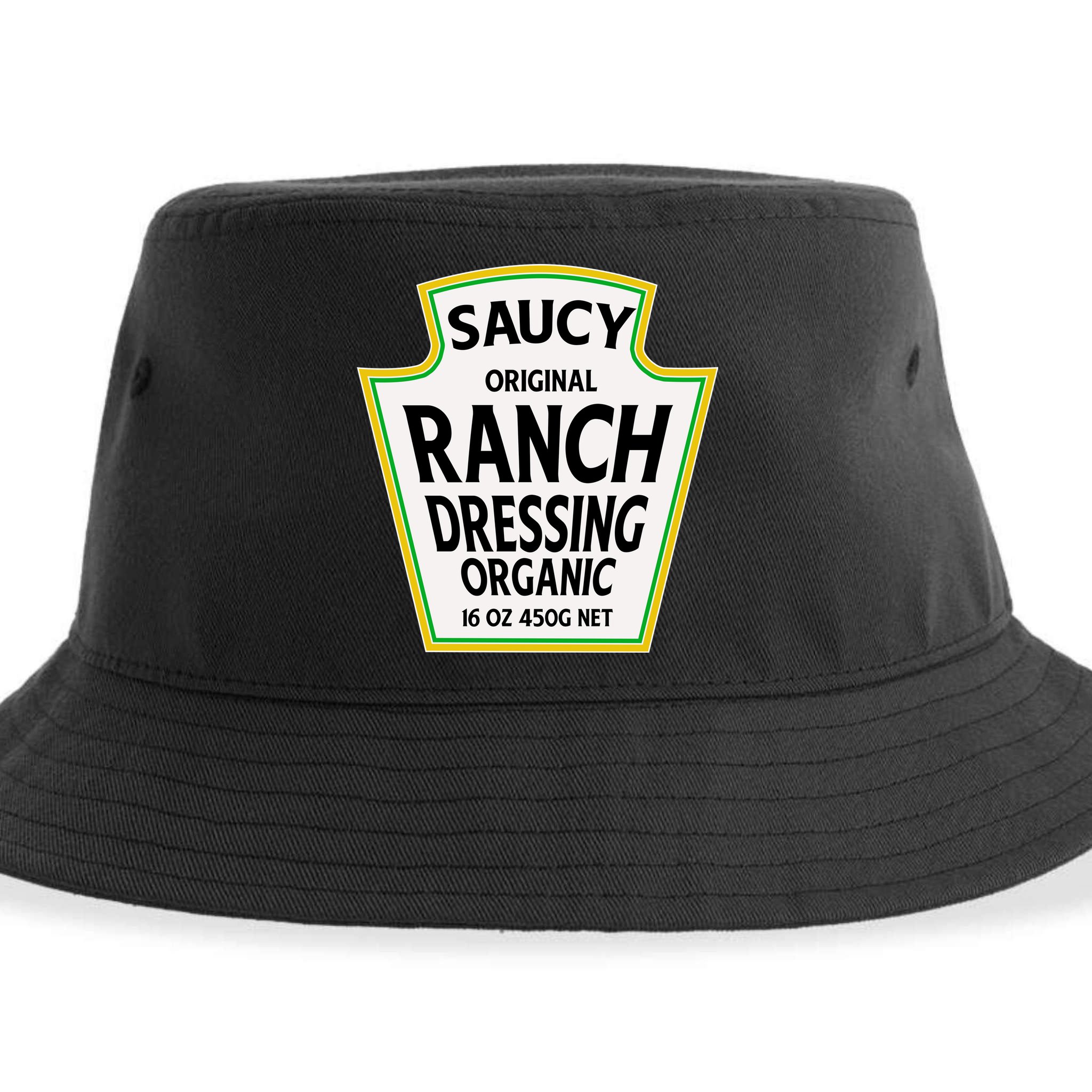 Saucy Original Ranch Dressing Costume Sustainable Bucket Hat