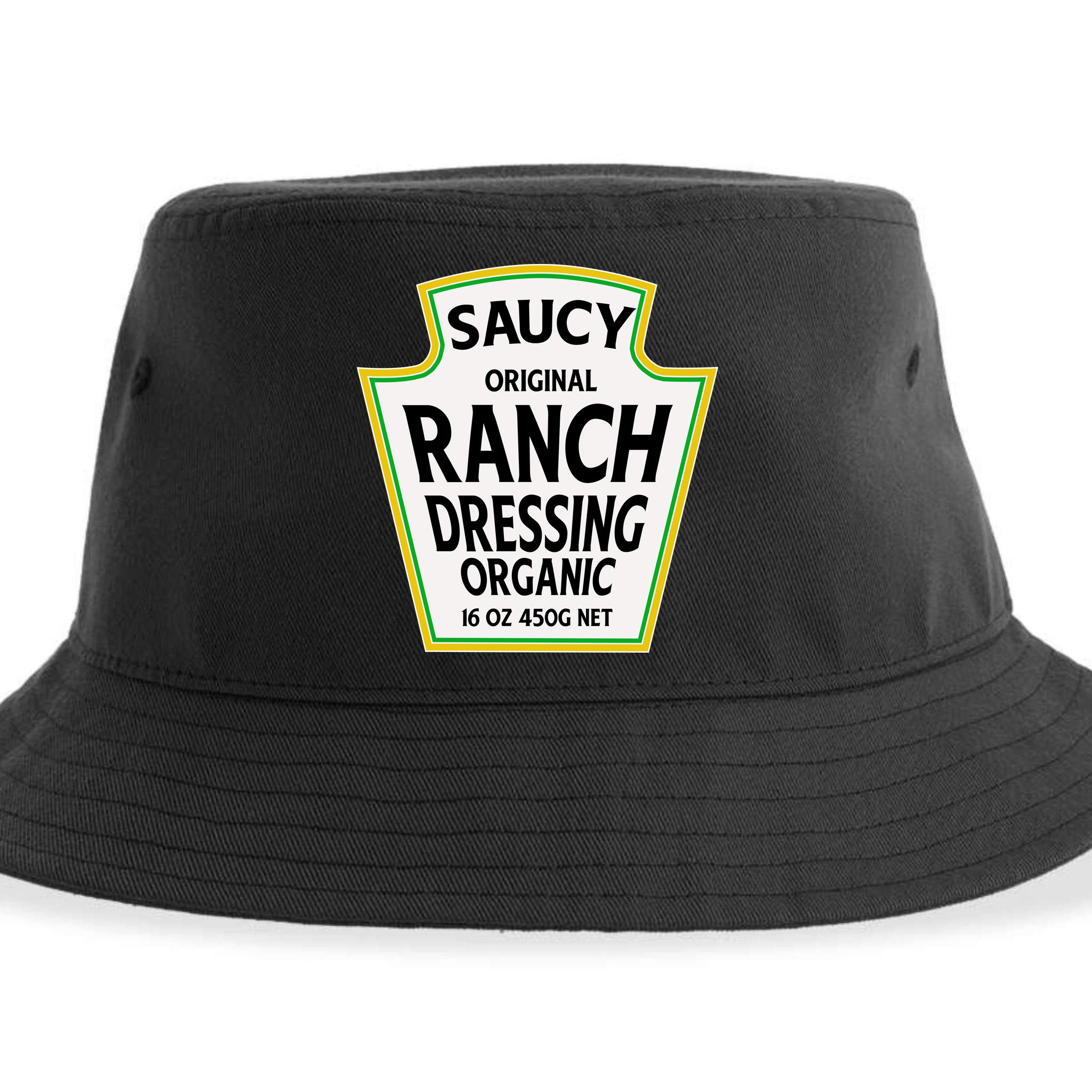 Saucy Original Ranch Dressing Costume Sustainable Bucket Hat