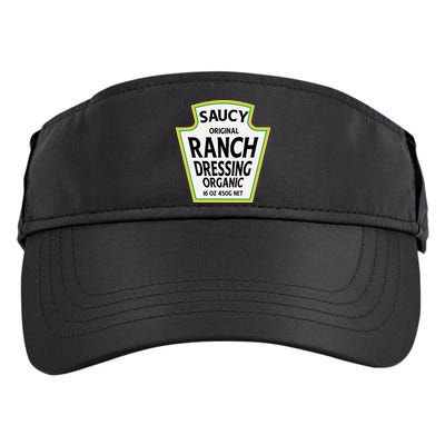Saucy Original Ranch Dressing Costume Adult Drive Performance Visor
